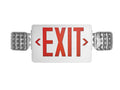 LED White Exit Sign Emergency Light Combo X57375