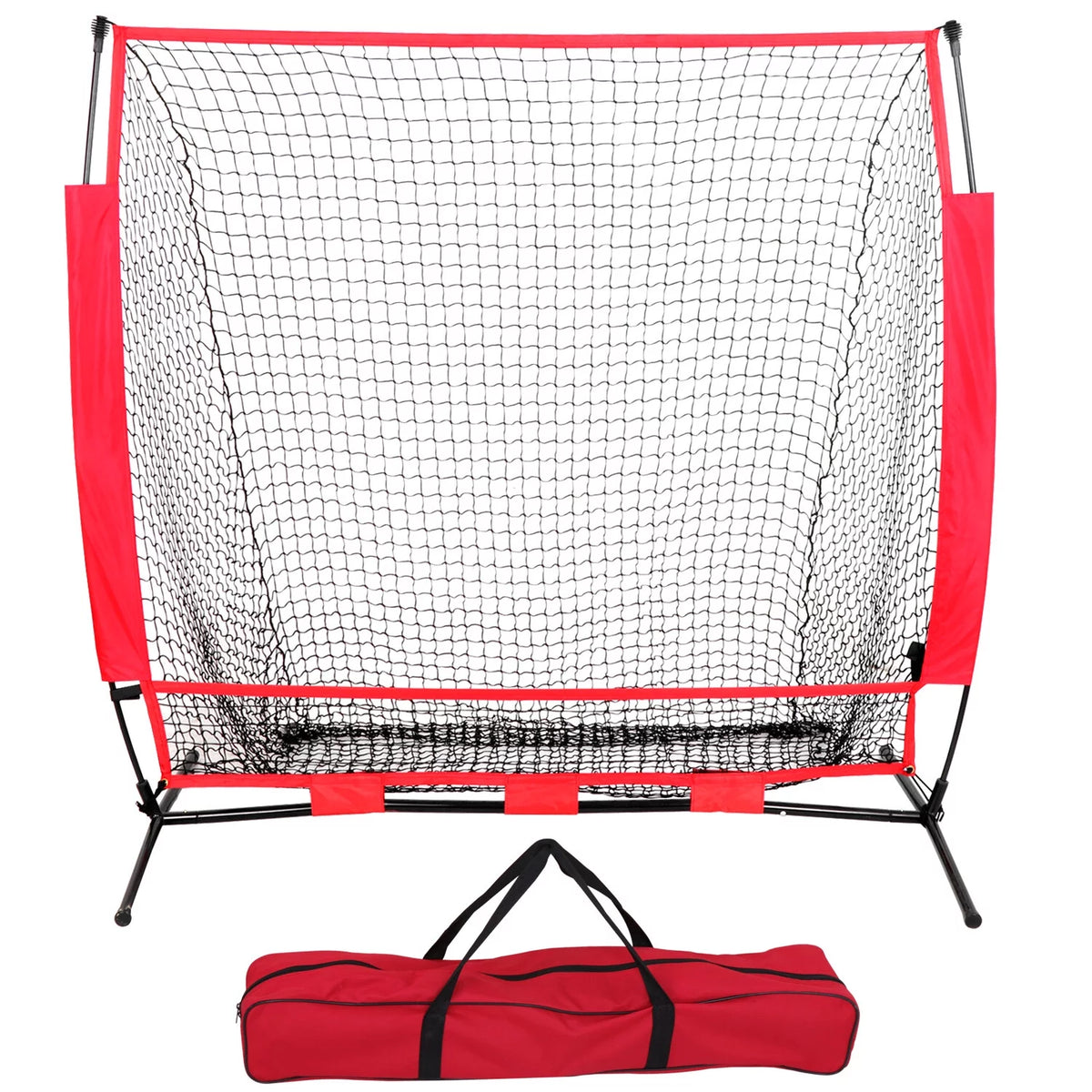 5'x5' Baseball Softball Practice Net with Metal Frame & Carry Case G8685