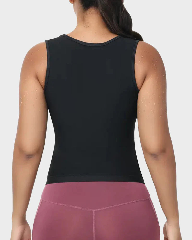 Adjustable Sauna Sweat Waist Trainer Tank Top S4259
