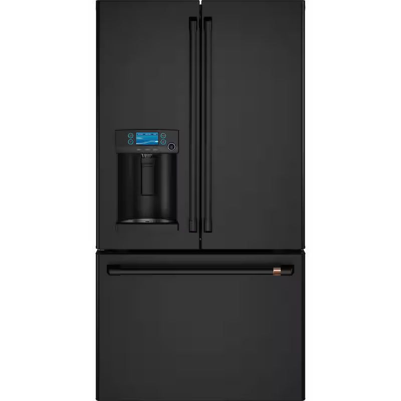 Flat Black Refrigerator Handle Kit I3781