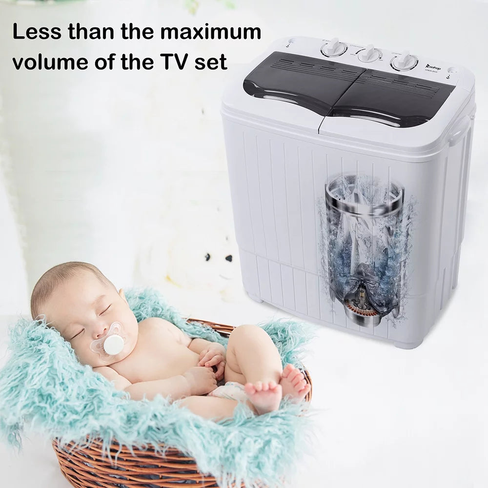 Portable Compact Semi-automatic Washing Machine V8470