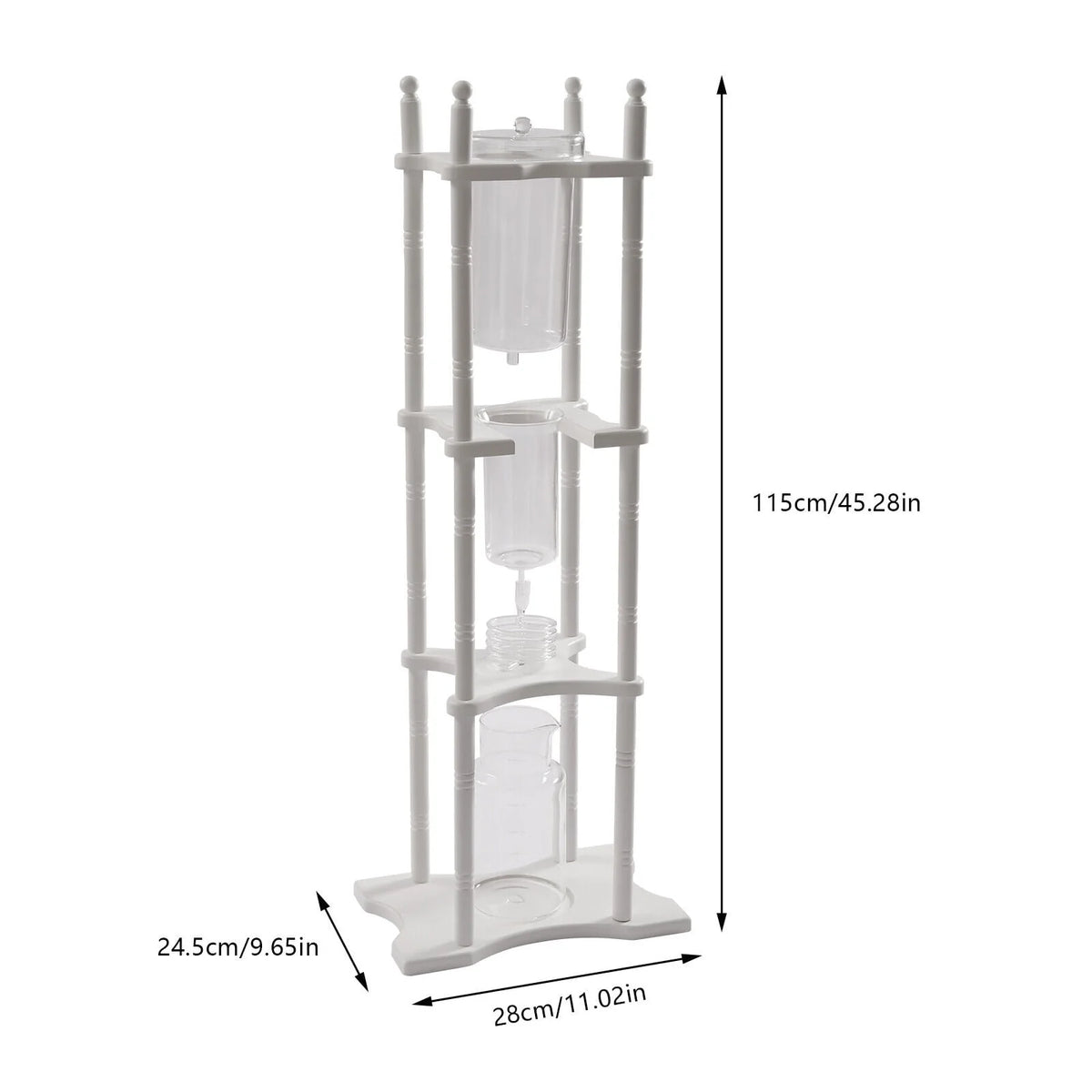Cold Brew Coffee Machine 25 Cups Glass Tower B593581
