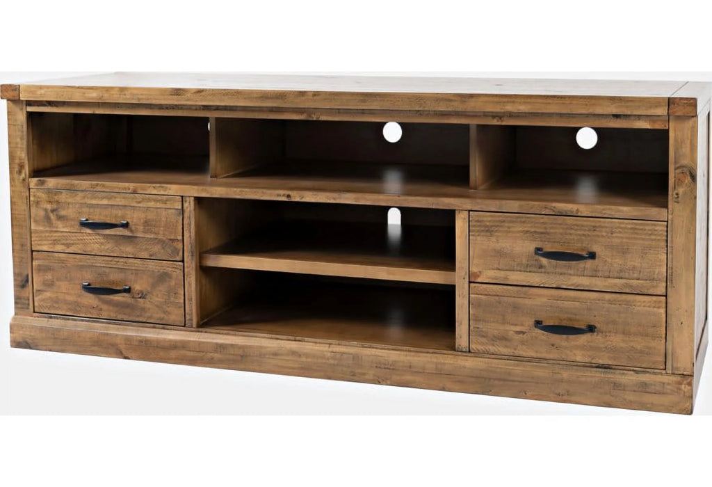 Rustic Distressed Pine TV Stand P45148