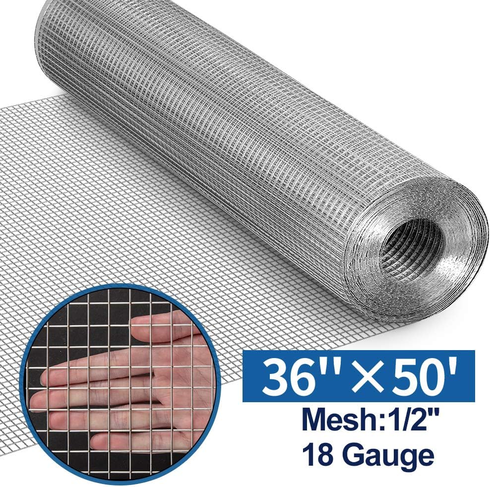 36 inch x 100 ft 14 Gauge Stainless Steel Welded Wire Mesh R259800