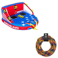 2-Person Towable Tube with Tow Rope X74410
