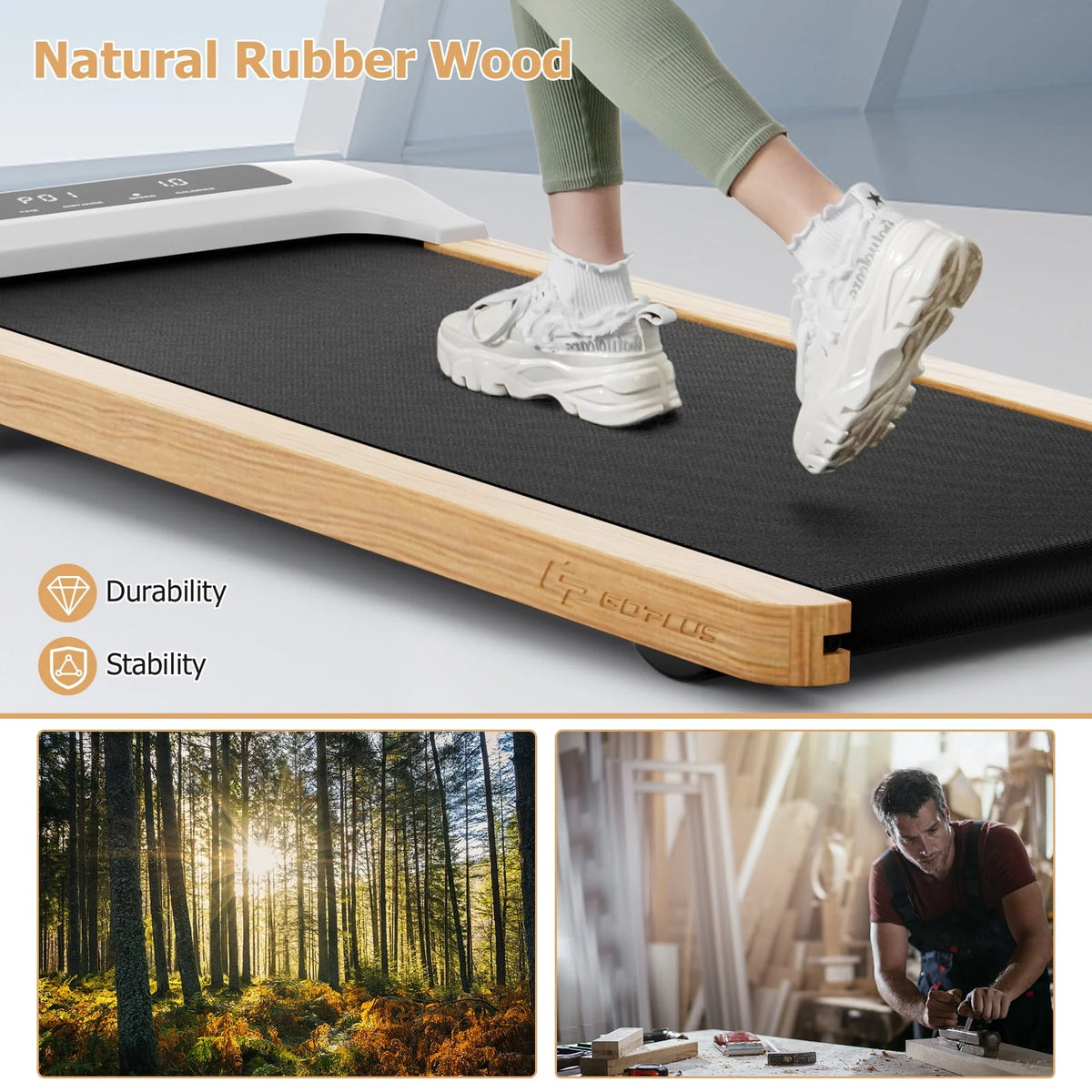 Walking Pad Treadmill with Remote Control D422486