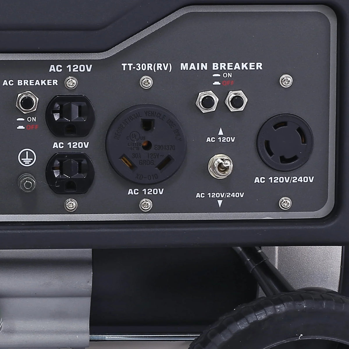 5,250 Peak Watt Gas-Powered Portable Generator H26577