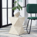 White Square Accent Table G2021
