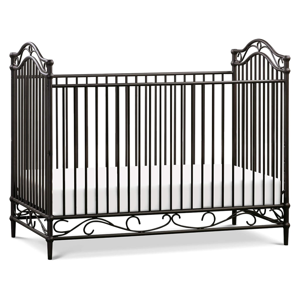 Vintage White 3-in-1 Convertible Metal Crib C9225