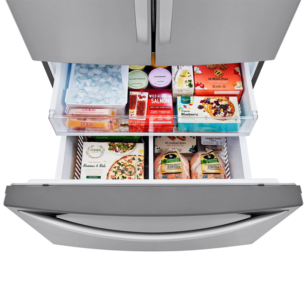 36 in. 29 cu. ft. Stainless Steel French Door Refrigerator W89835