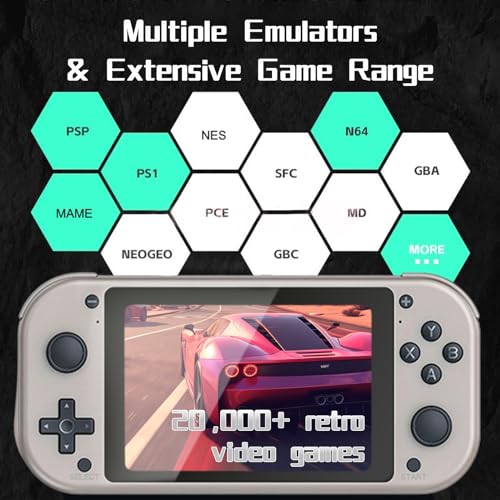 Handheld Game Console 4.3" IPS Screen Retro Game Player 64G J502