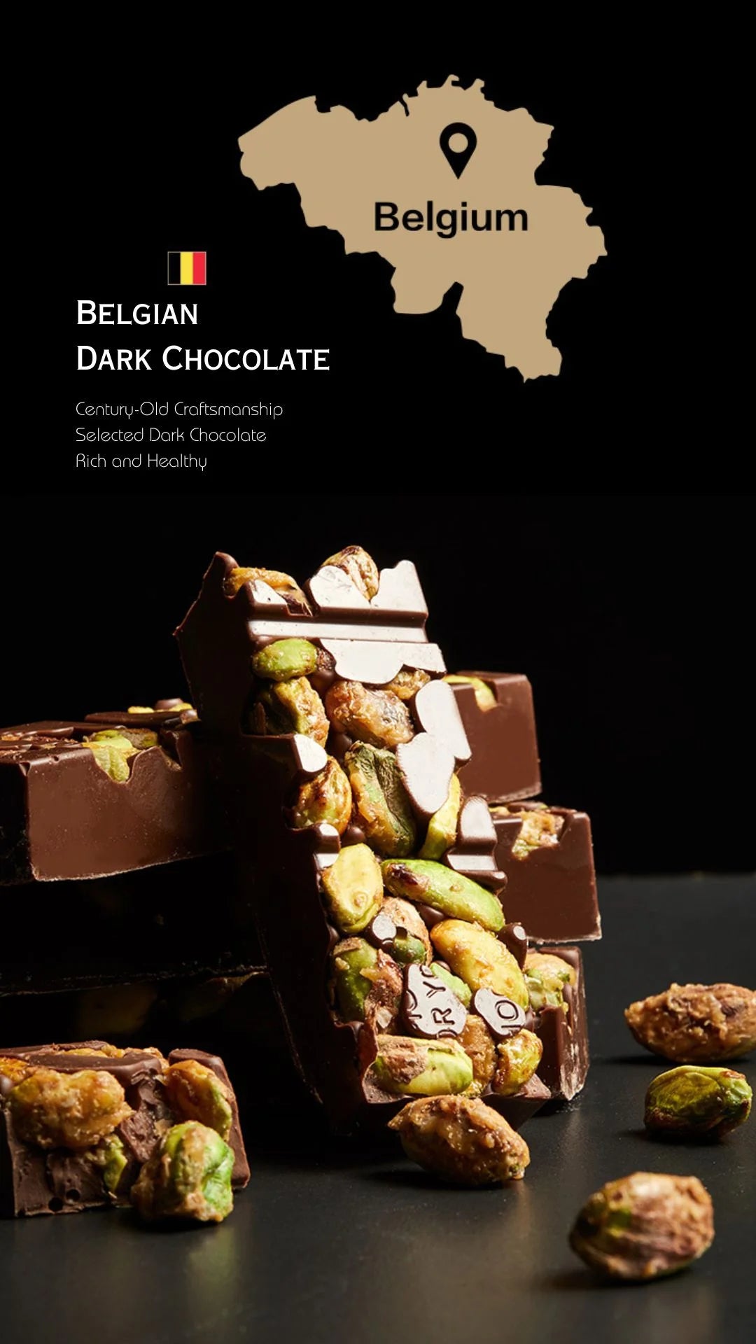 Pistachio Chocolate Bars, 6 Ct T54452