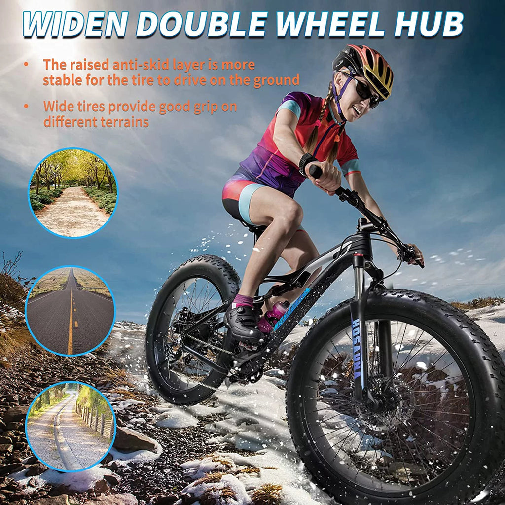 500W 26'' Fat Tire Electric Mountain Bike V1403