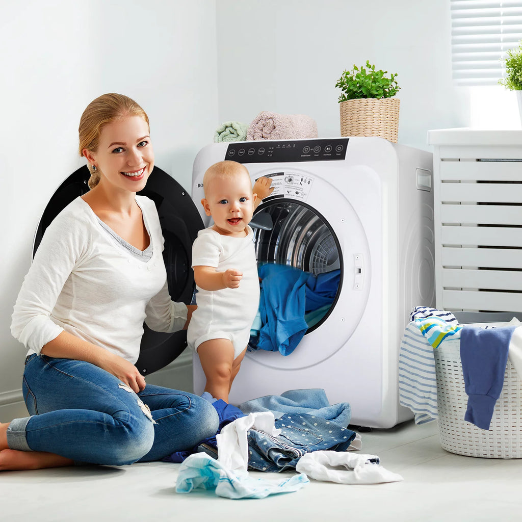 13.2LB Portable Front Load Laundry Dryer White L31729