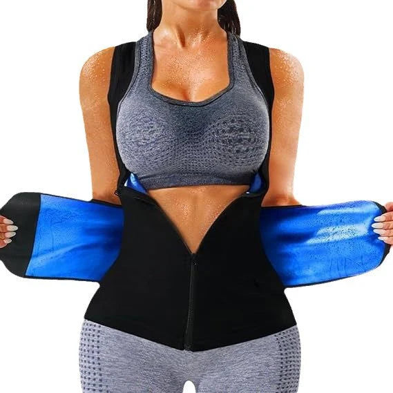 Adjustable Sauna Sweat Waist Trainer Tank Top S4259