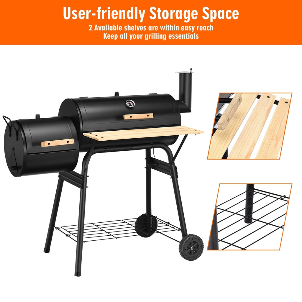Outdoor BBQ Charcoal Grill Smoker O99710