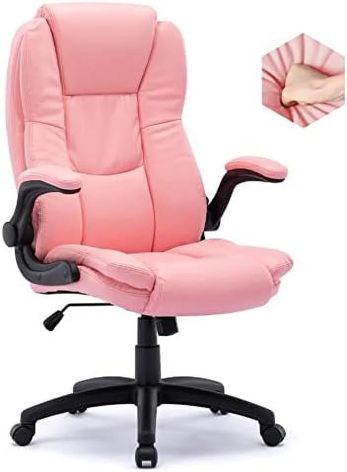 High Back Ergonomic Office Chair with Flip-up Arms I8644