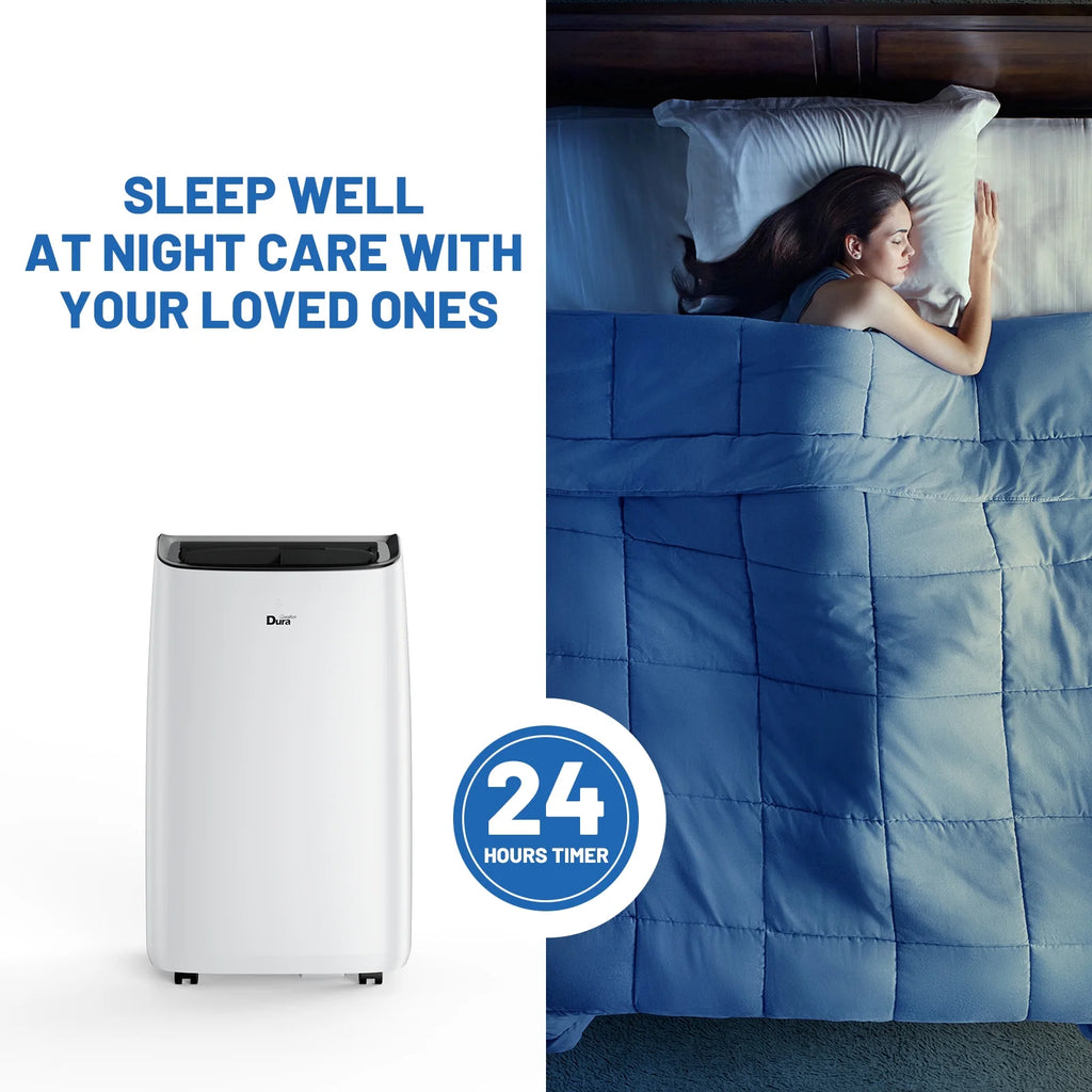 Portable Air Conditioner Dehumidifier and Fan 8150BTU White Black T344800