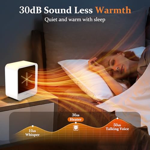 Electric Space Heater, 500 Watts 2 Speeds, Black J6106