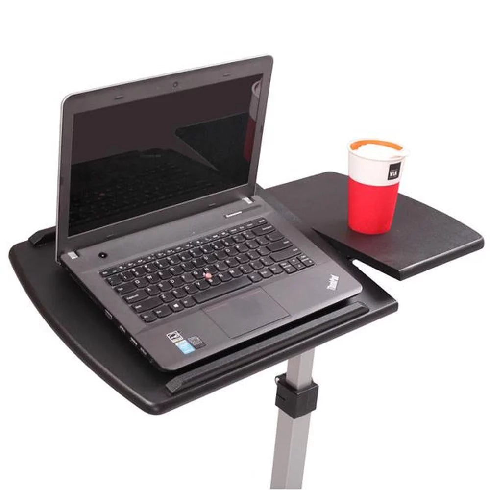 Black Computer Desk With Wheels A367
