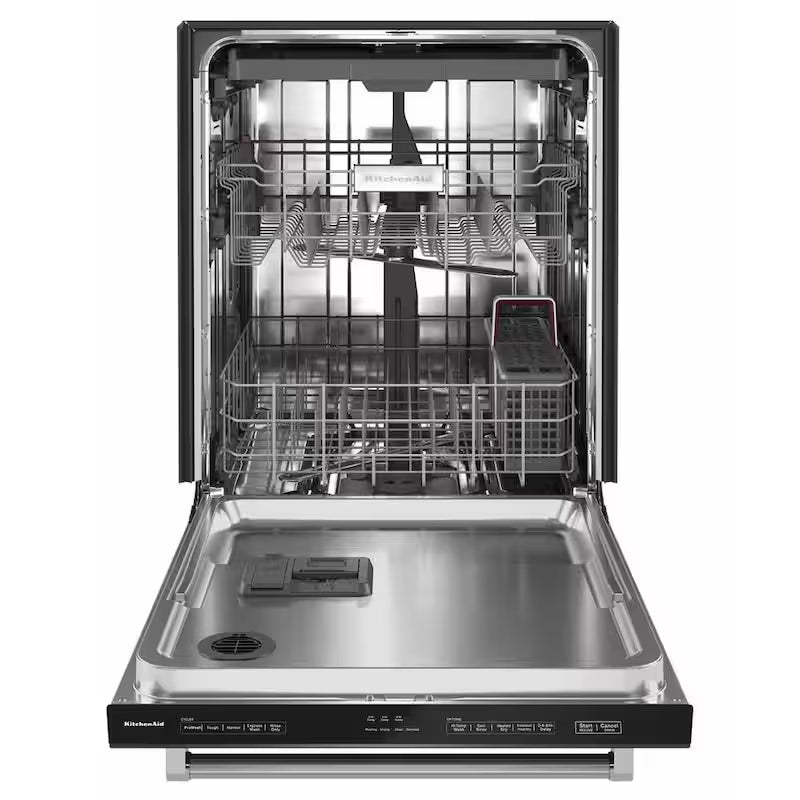 Black Stainless Built-In Tall Tub Dishwasher with Stainless Steel Tub, 39 DBA Y7038