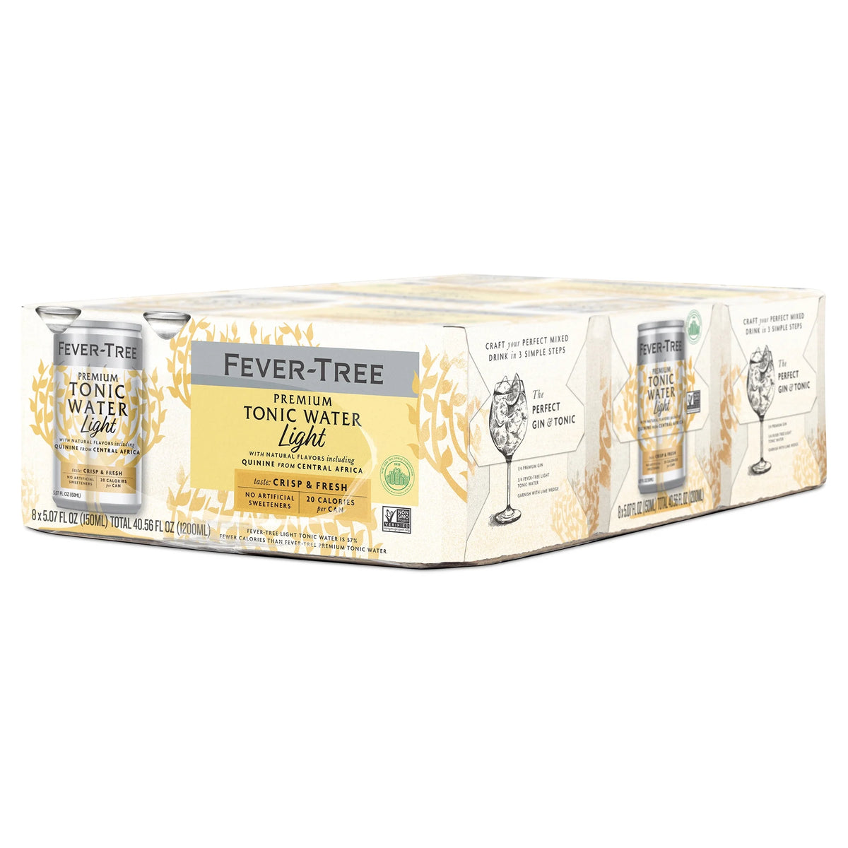 Light Indian Tonic Cans 5.07 Fl Oz 24 Pack T466