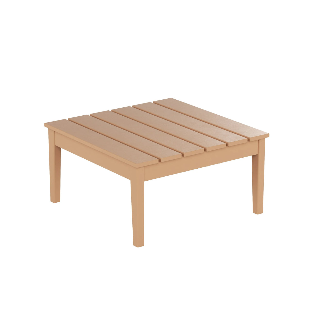 Black All Weather Poly Lumber Outdoor Coffee Table A210