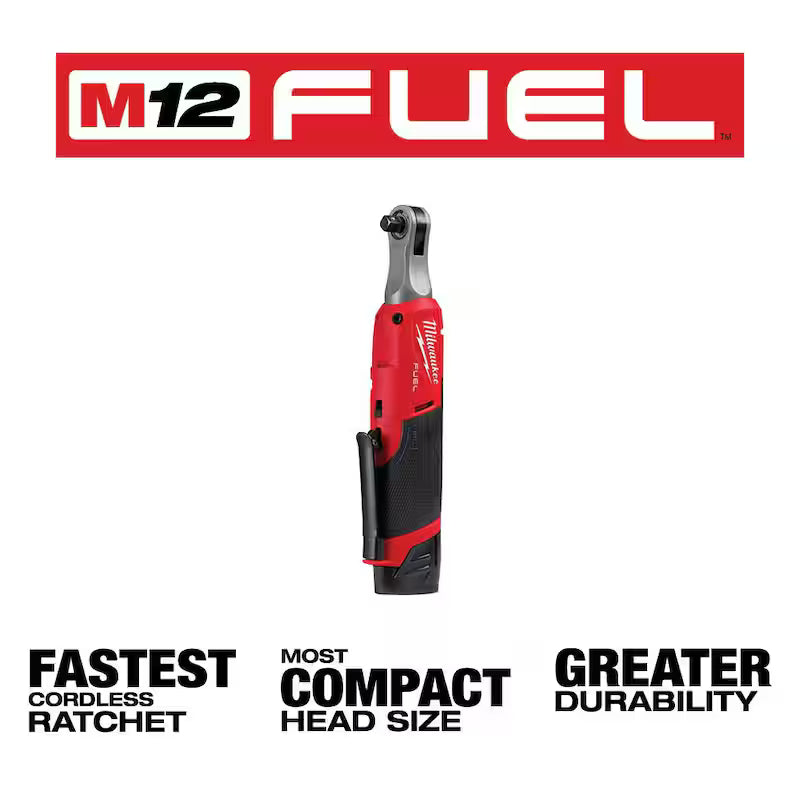 12V Li-Ion Brushless Cordless High Speed 3/8 in. Ratchet and 1/4 in. Ratchet Combo Kit H540030