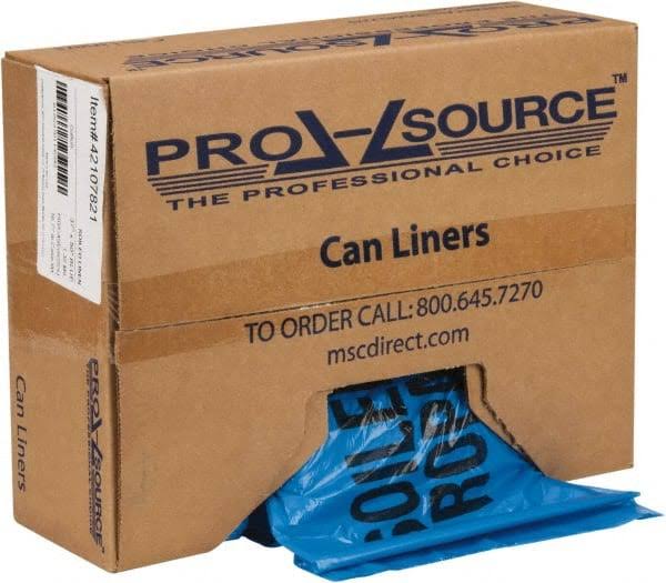 150 Pack 45 Gal Blue Hazardous Waste Bags E193