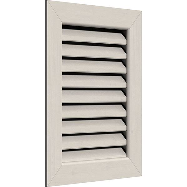 12 inch Vertical Gable Vent, Primed Smooth Western Red Cedar H263