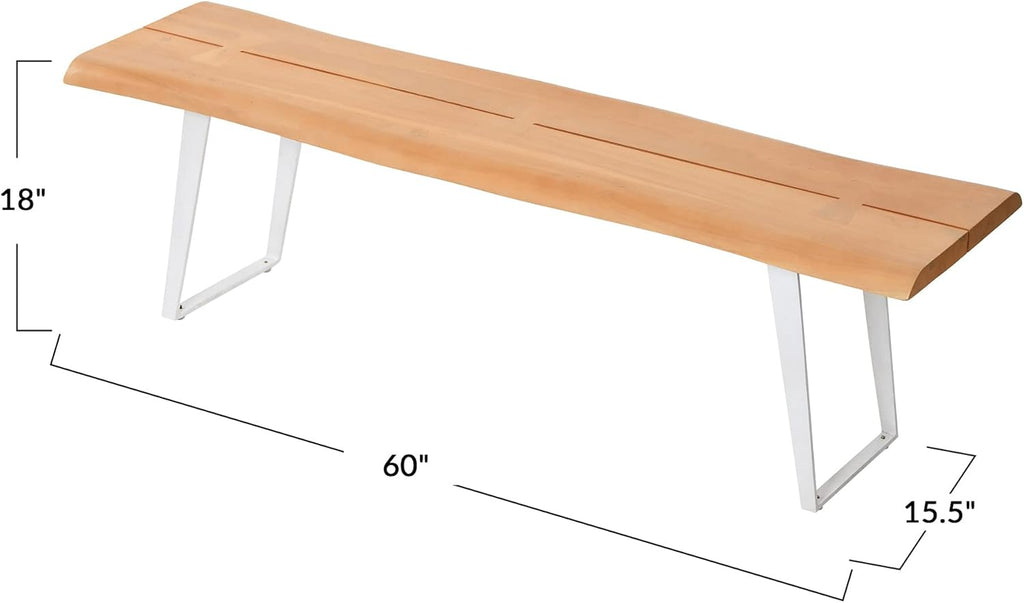 Solid Wood Accent Bench T85714