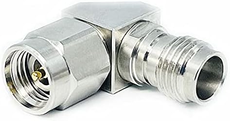 1.85 mm Female to 2.92 mm Male Right Angle Microwave Adapter W3327