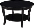 Round Espresso Coffee Table B4565