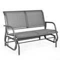 Gray Steel Outdoor Lounge Chair V9222