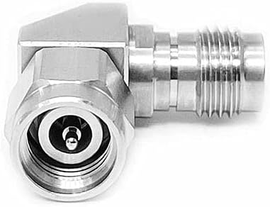 1.85 mm Female to 2.92 mm Male Right Angle Microwave Adapter W3327