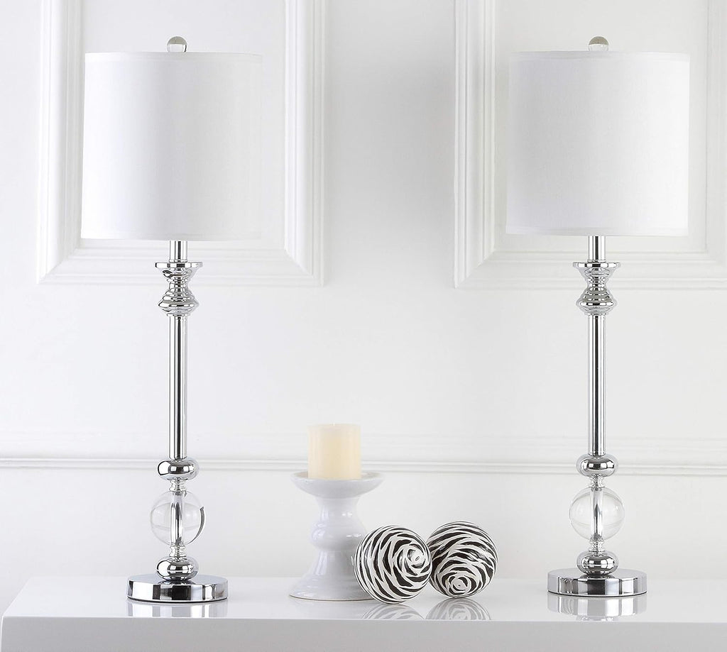 Crystal Candlestick 31-inch Table Lamp Set of 2 C312