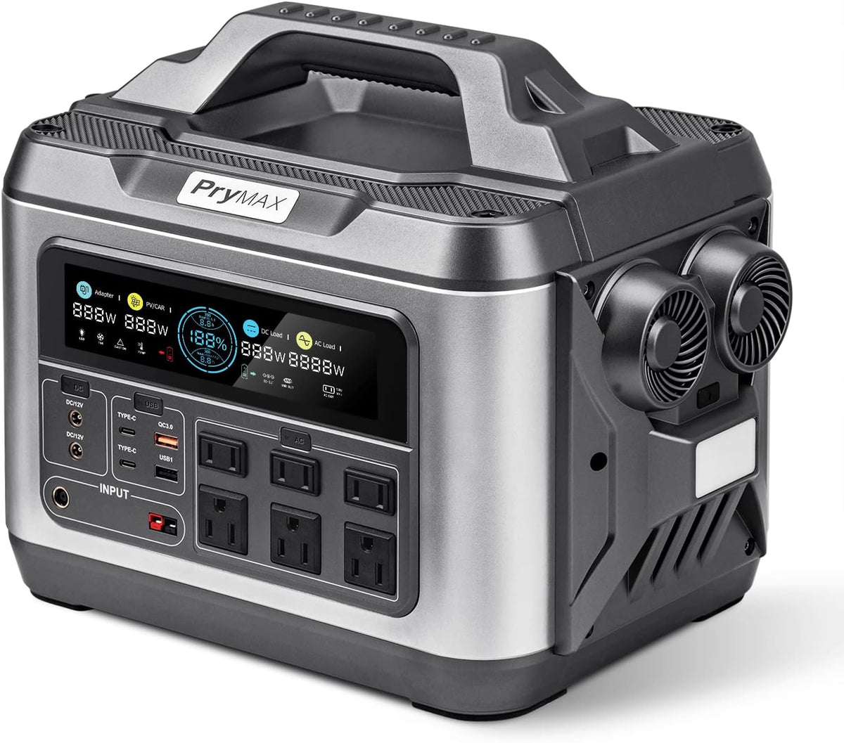 Portable Power Station 1200W 1110WH Solar Generator X3833