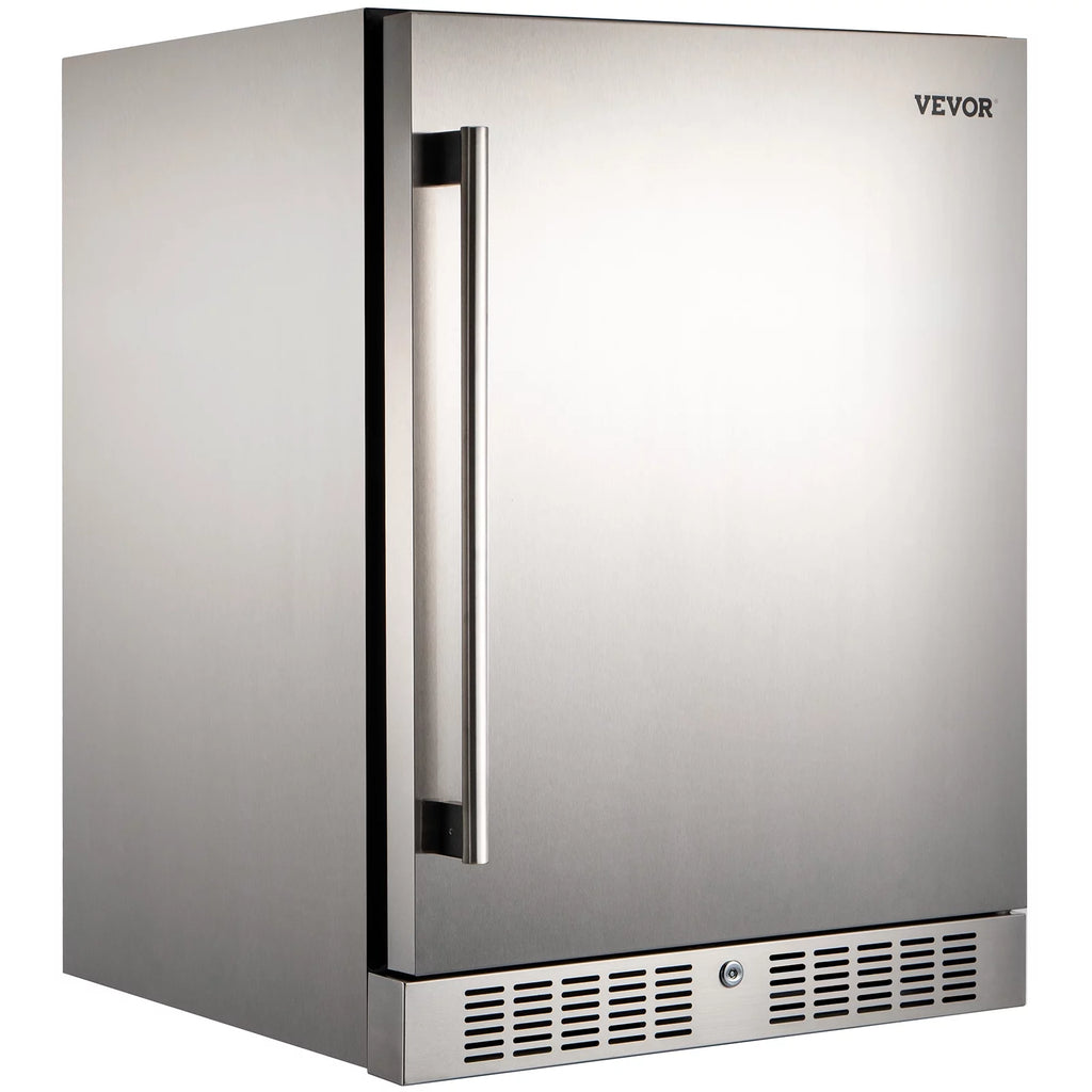 24" Stainless Steel Beverage Cooler 5.5 cu.ft. 142 Can Reversible Door Refrigerator H920888