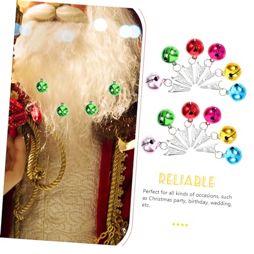 Beard Decoration Set 24pcs Christmas Ball Clips X49279