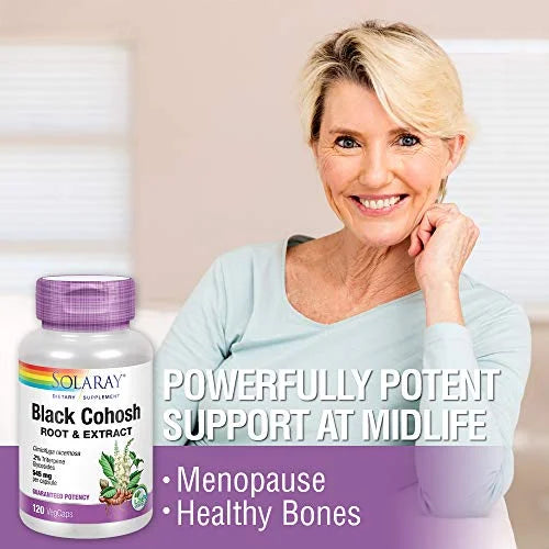 Black Cohosh Root & Extract 545mg 120 VegCaps X45046