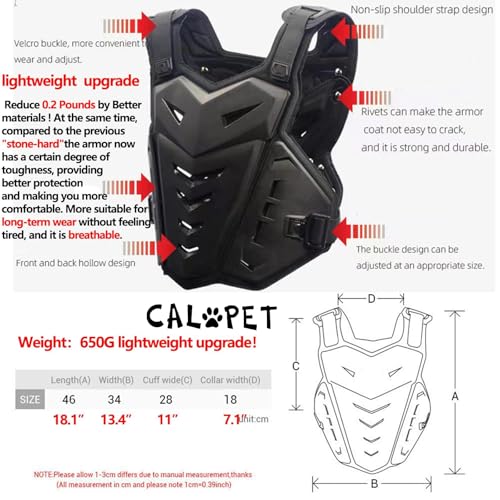 Motorcycle Chest Armor Body Guard Vest P228645