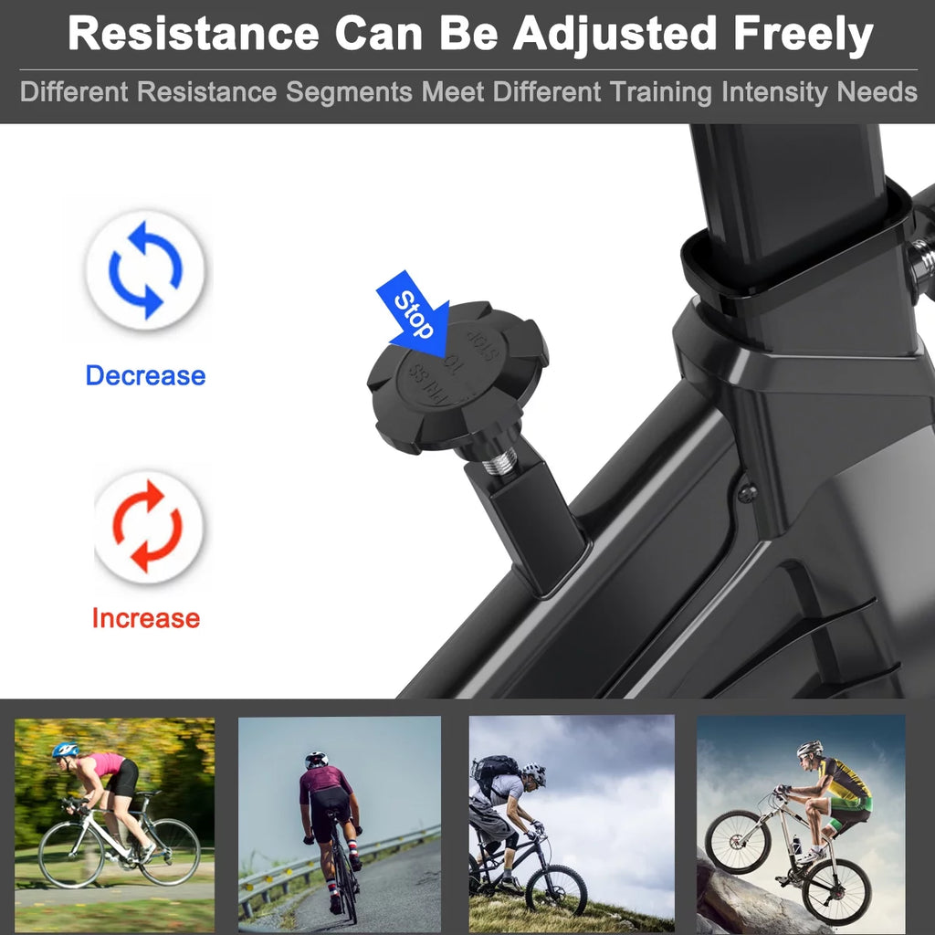 Indoor Cycling Stationary Bike Belt Drive Adjustable Resistance N650