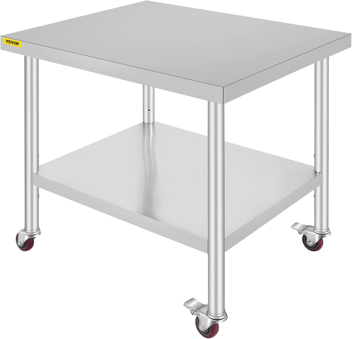 Stainless Steel Work Table with Wheels 24 x 30 W492