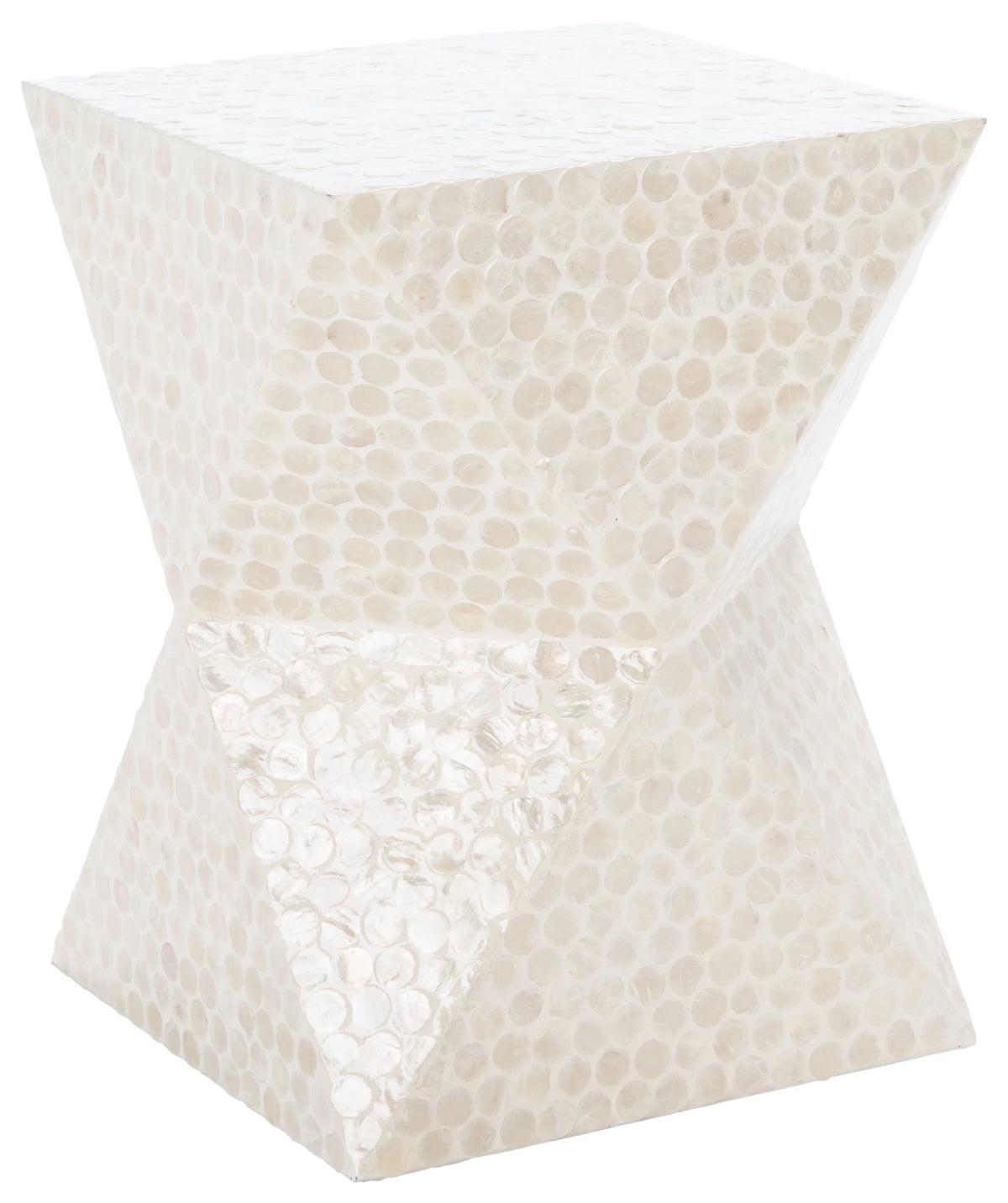 White Square Accent Table G2021