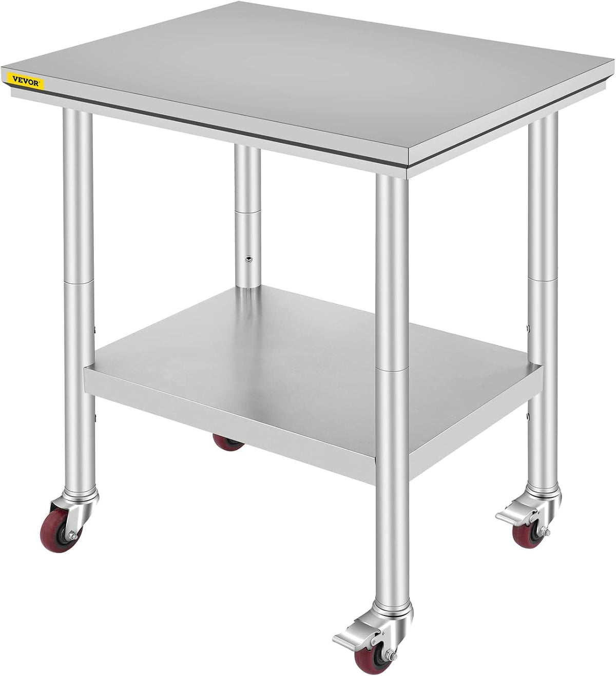 Stainless Steel Work Table with Wheels 24 x 30 W492