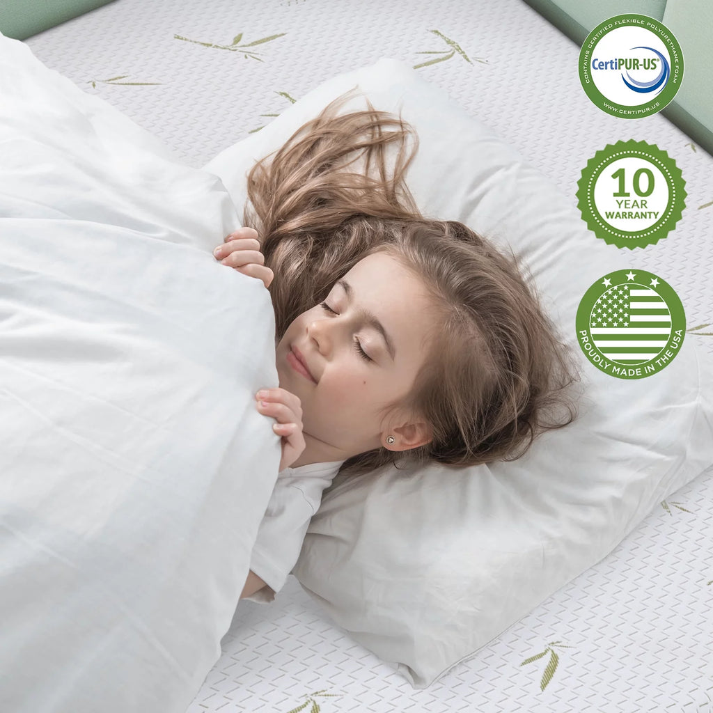 6 inch Twin Memory Foam Mattress with Bamboo Cover G36335