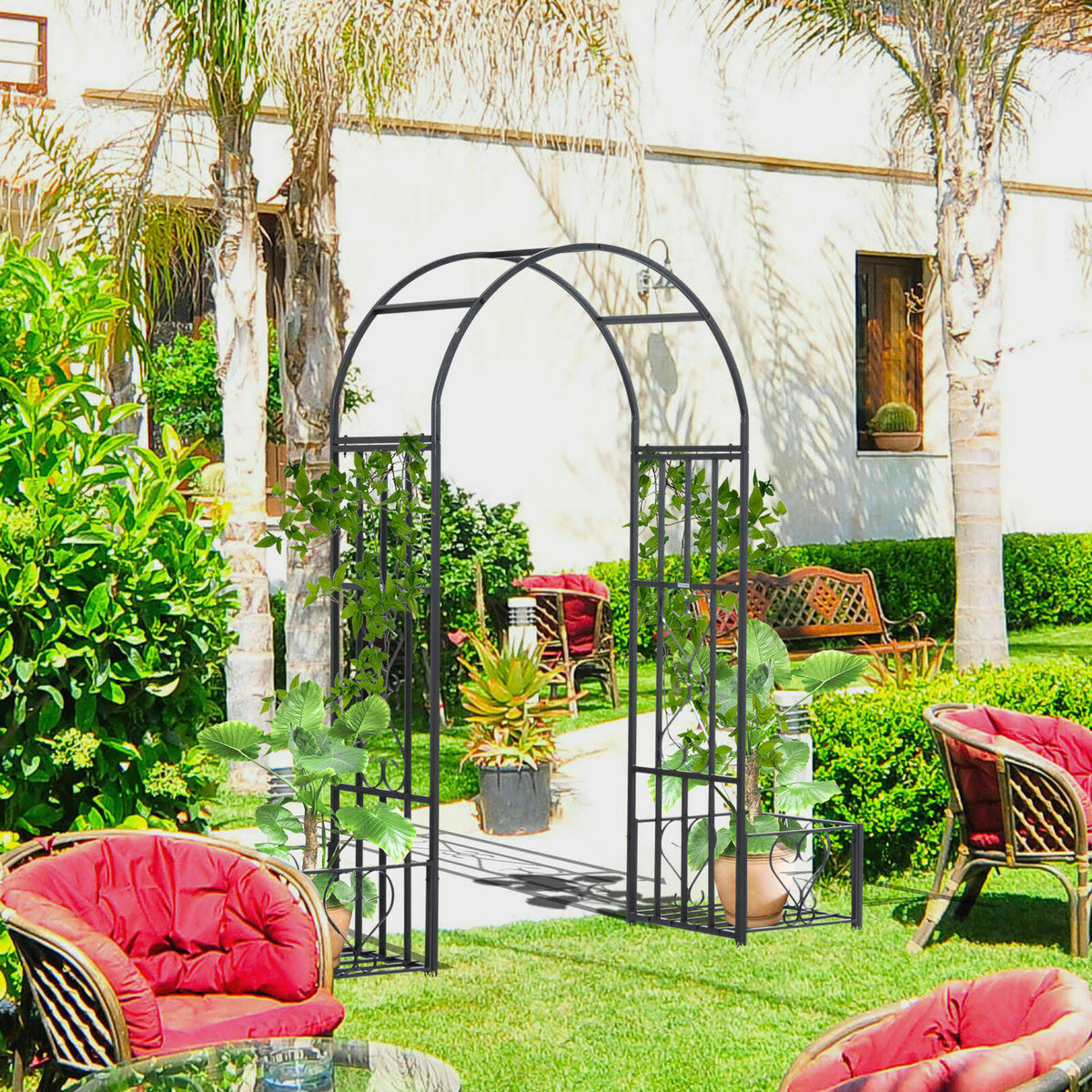 7ftx7ft Metal Garden Arch O998732
