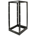 25U 4-Post Open Frame Server Network Rack Black M397447