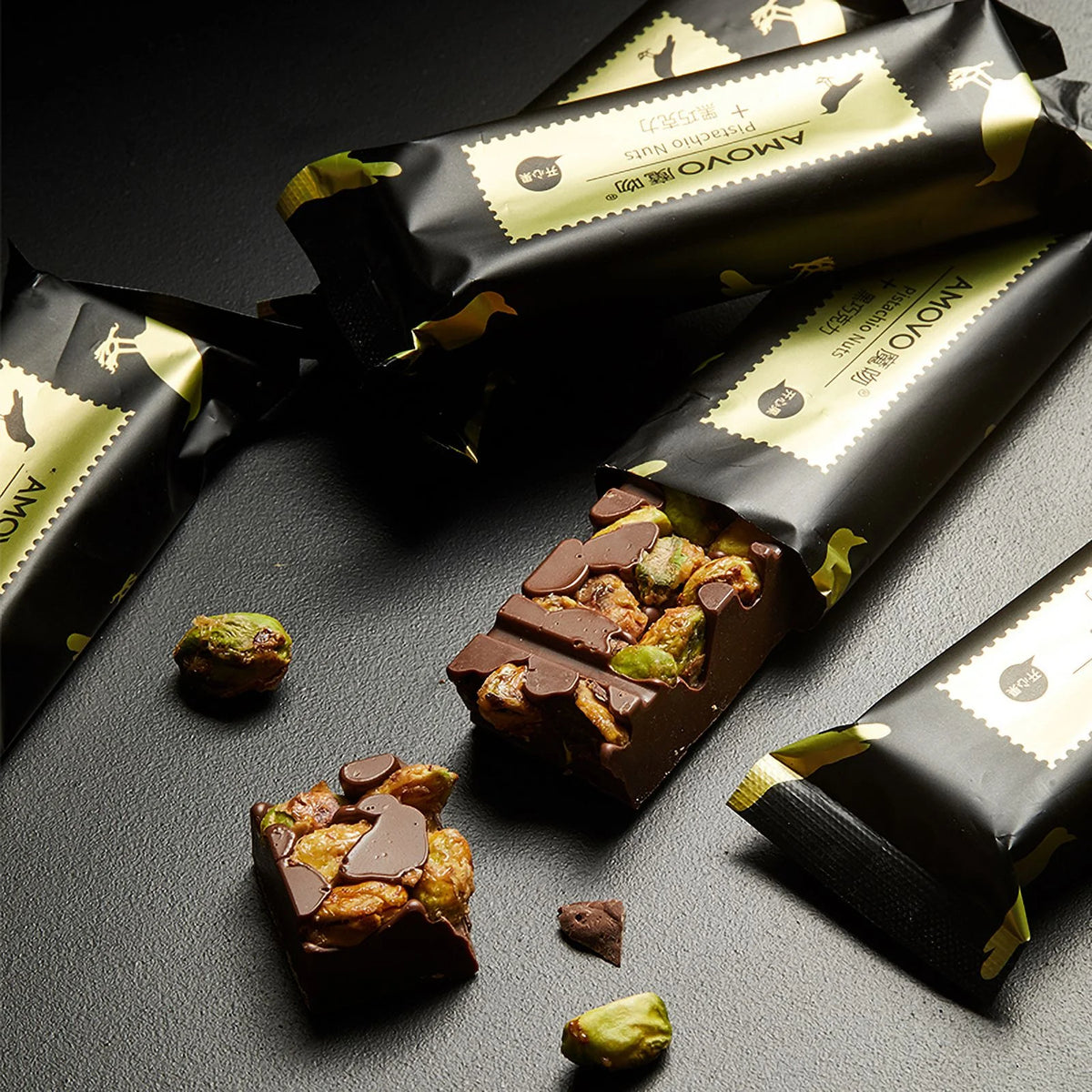 Pistachio Chocolate Bars, 6 Ct T54452