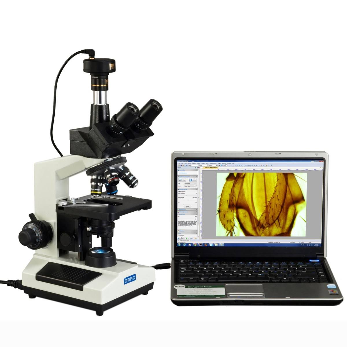 Trinocular Compound LED Microscope with 3MP Digital Camera V9914